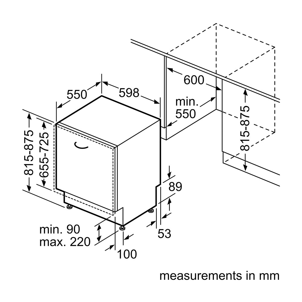 BOSCH 博世|SMV8ZCX00X 8系列 全嵌式洗碗機