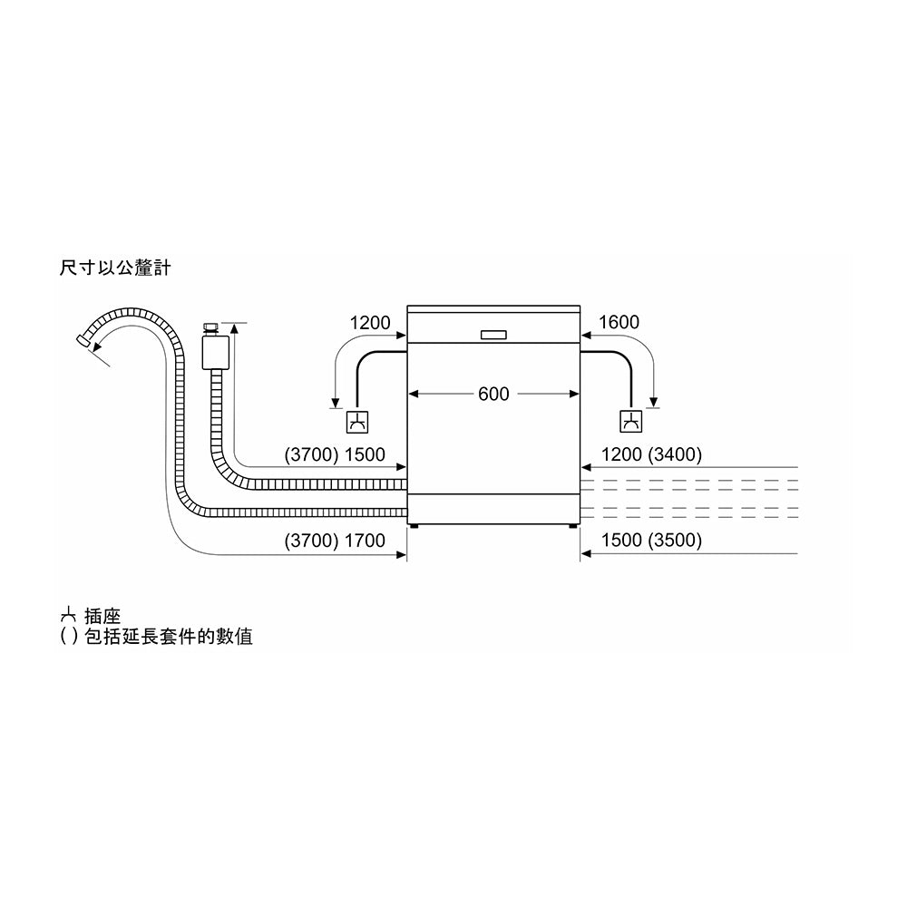 BOSCH博世|SMV6ZAX00X 6系列 全嵌式洗碗機