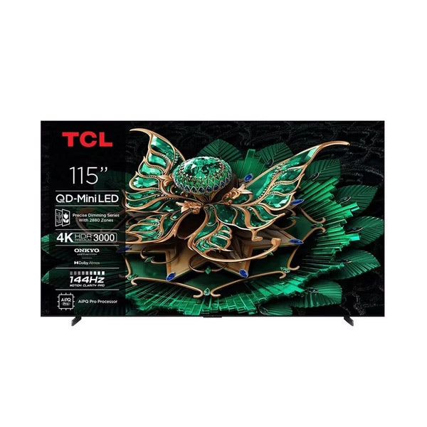 TCL|115吋 C7K 頂級QD-Mini LED Google TV 量子智能連網液晶顯示器 115C7K