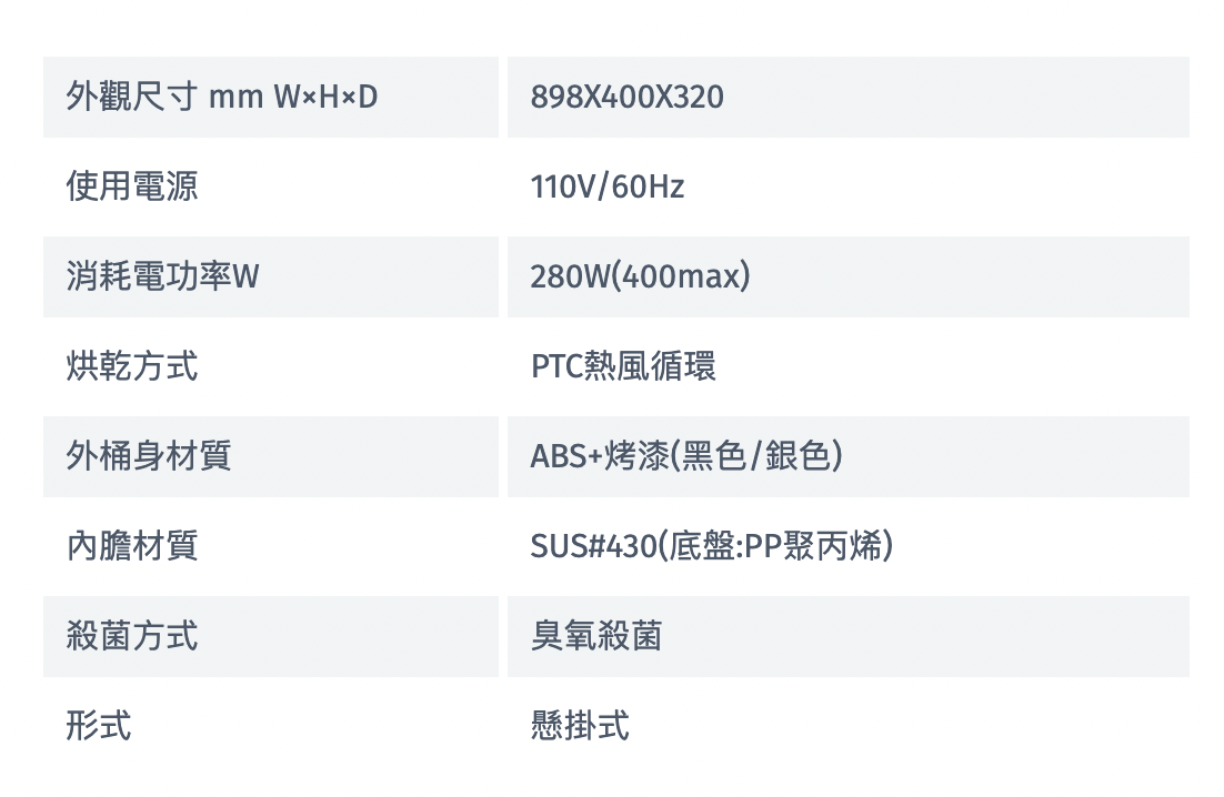 Rinnai 林內|RKD-196S(Y) 懸掛式臭氧殺菌烘碗機 90cm 銀色(含運不安裝,安裝費另計)