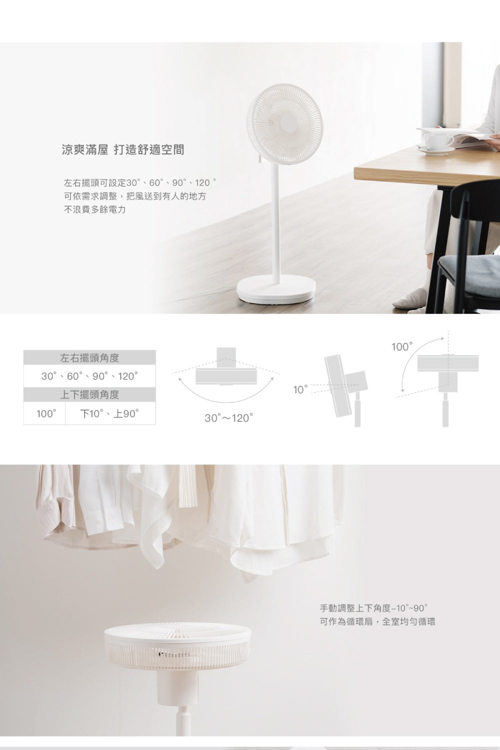 正負零 | XQS-J640 12吋 DC自然風扇