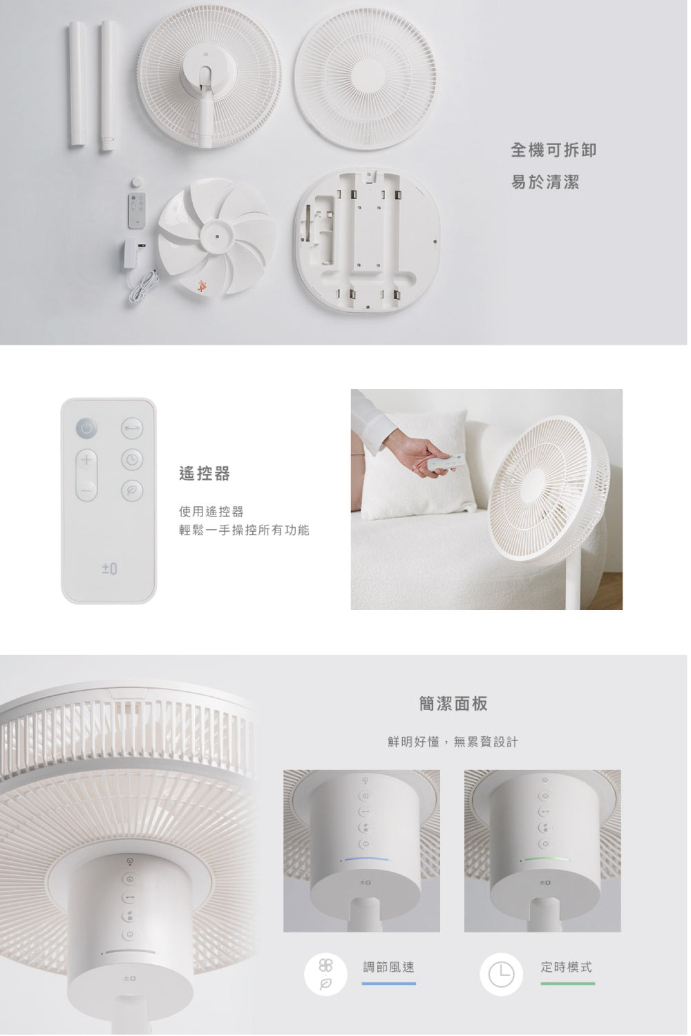 正負零 | XQS-J640 12吋 DC自然風扇