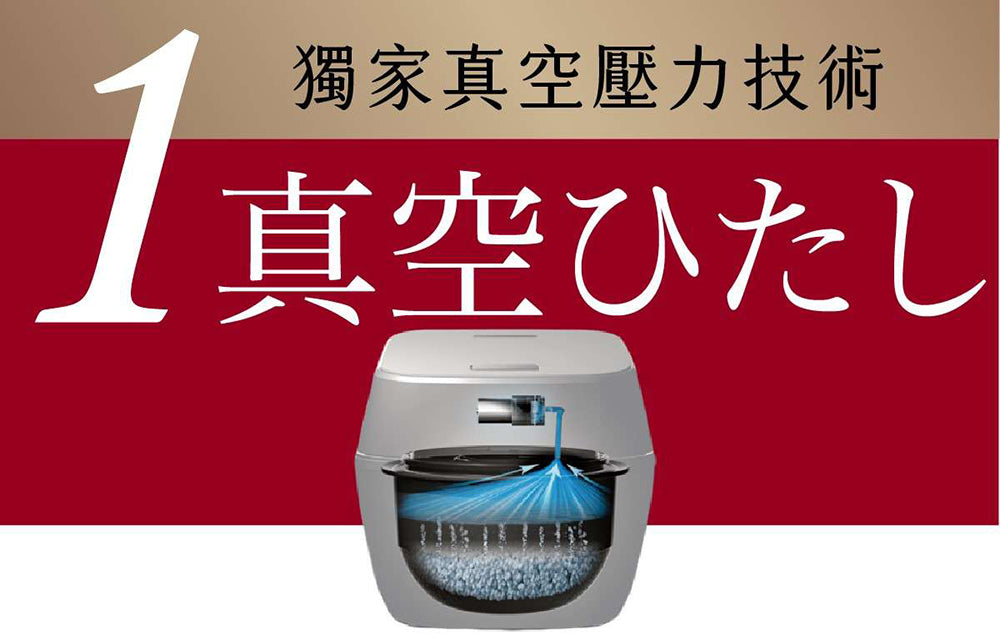 TOSHIBA|RC-10VSVTW 6人份 真空壓力IH電子鍋
