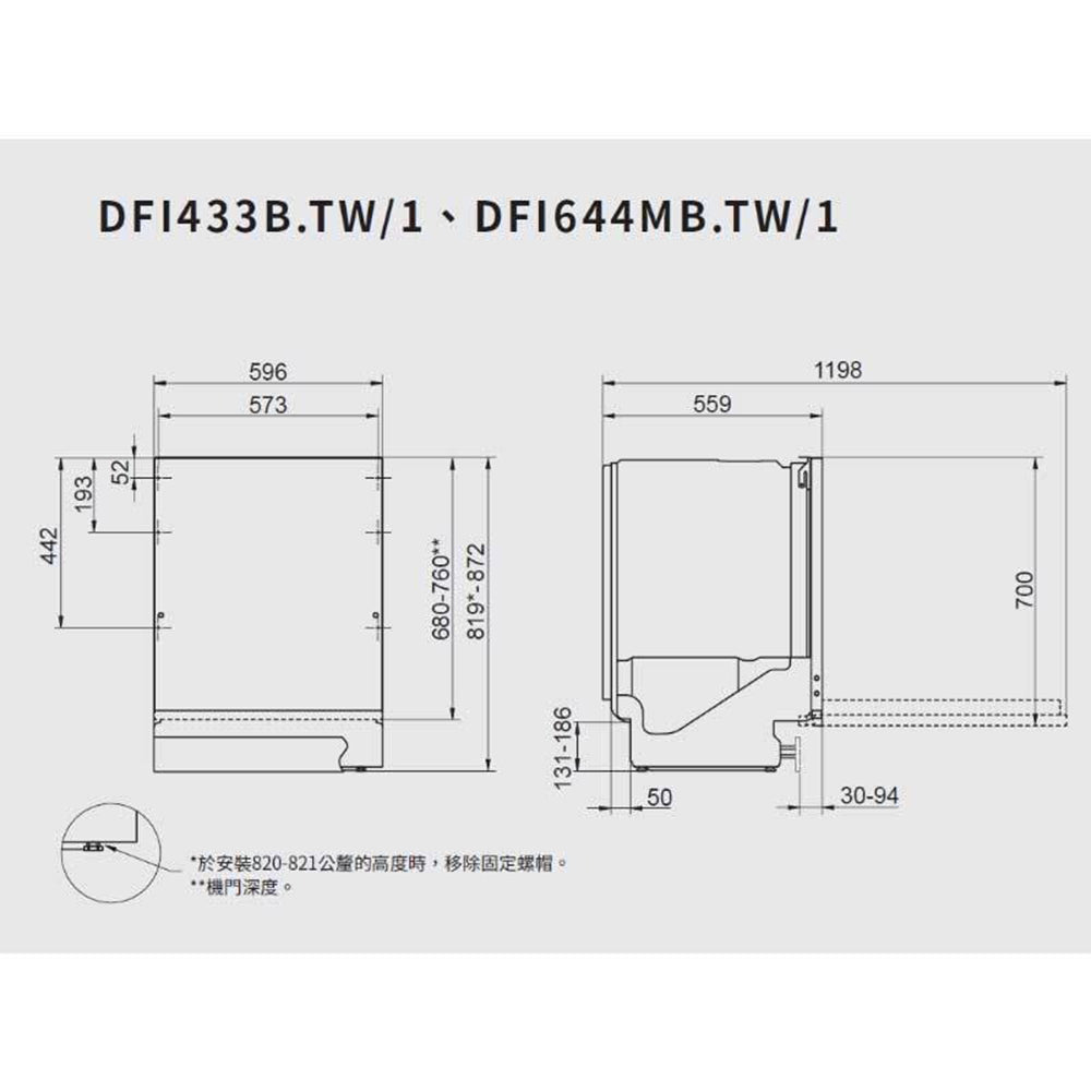 ASKO | DFI433B.TW/1 全嵌式洗碗機(私訊優惠)
