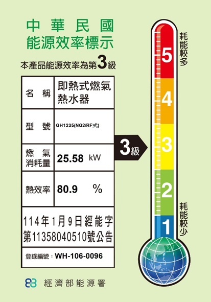 Sakura櫻花|12L 屋外傳統熱水器 GH1235(不含安裝)
