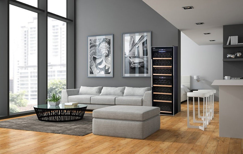 德國 Caso|WineComfort 126 雙溫控紅酒櫃 SW-126