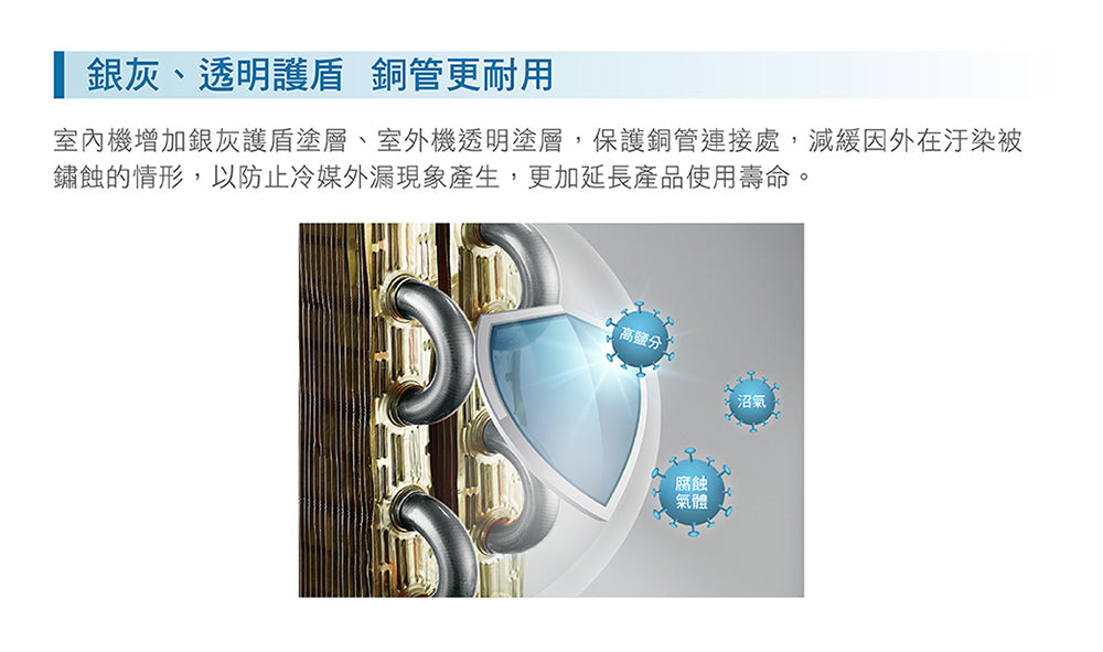 奇美CHIMEI |星雅變頻系列 一對一變頻分離式8-11坪 RC-S50HA1