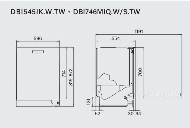 ASKO | DBI746MIQ.S.TW 嵌入式 洗碗機(私訊優惠)