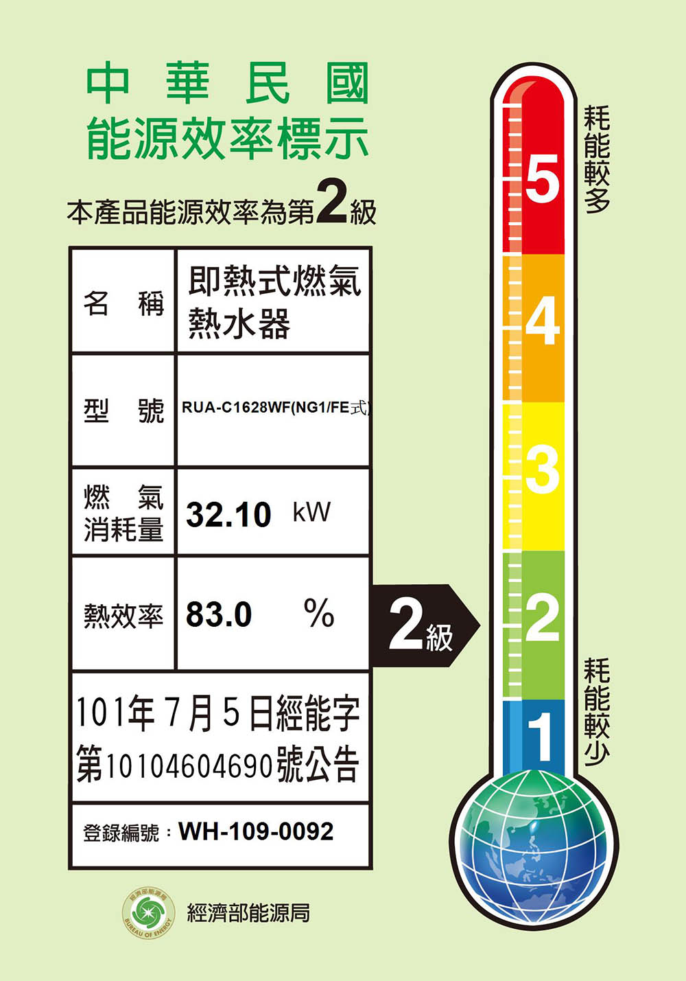 Rinnai 林內|RUA-C1628WF 屋內強制排氣型16L熱水器 (三段火排、水量伺 服、黑色玻璃前板)(含運不安裝,安裝費另計)
