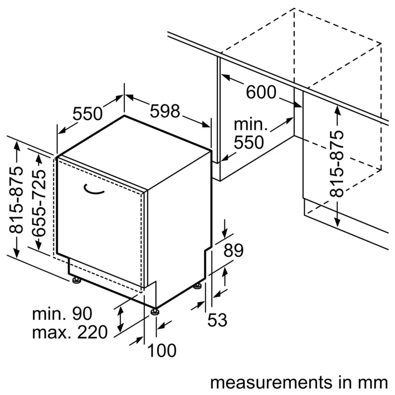 BOSCH博世|SMV6YCX05E 6系列 全嵌式洗碗機 60 cm