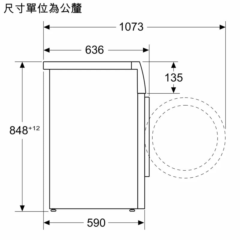 BOSCH博世|WGA15200TC 4系列 滾筒洗衣機 10 kg