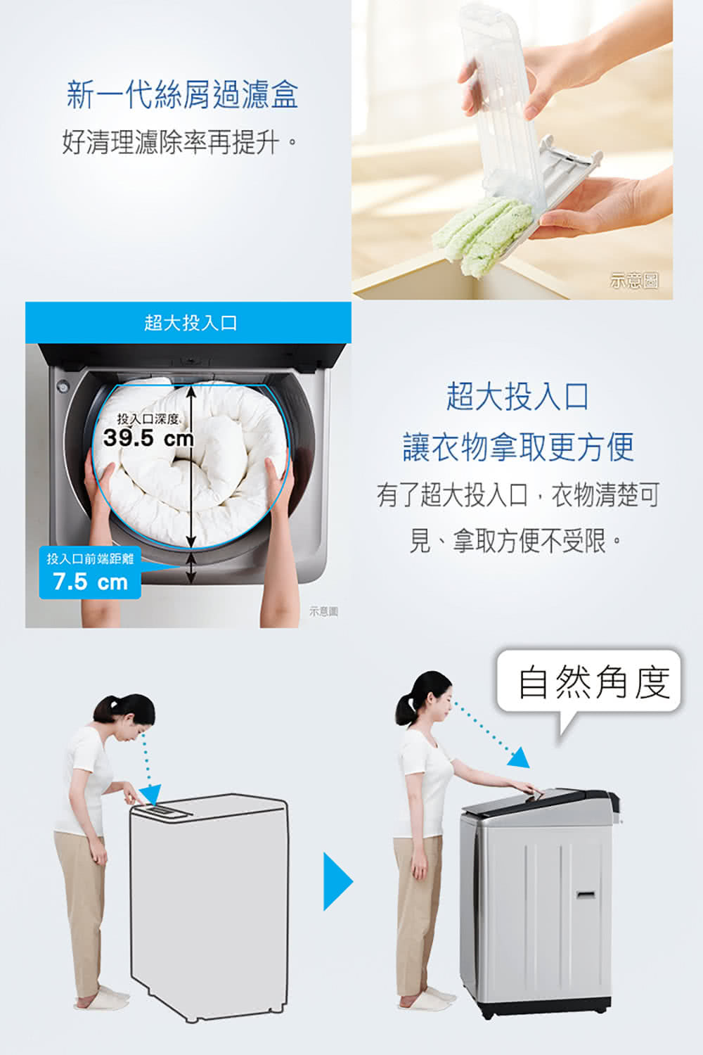 Panasonic 國際牌|NA-V150NMS-S 15公斤智能聯網變頻直立溫水洗衣機