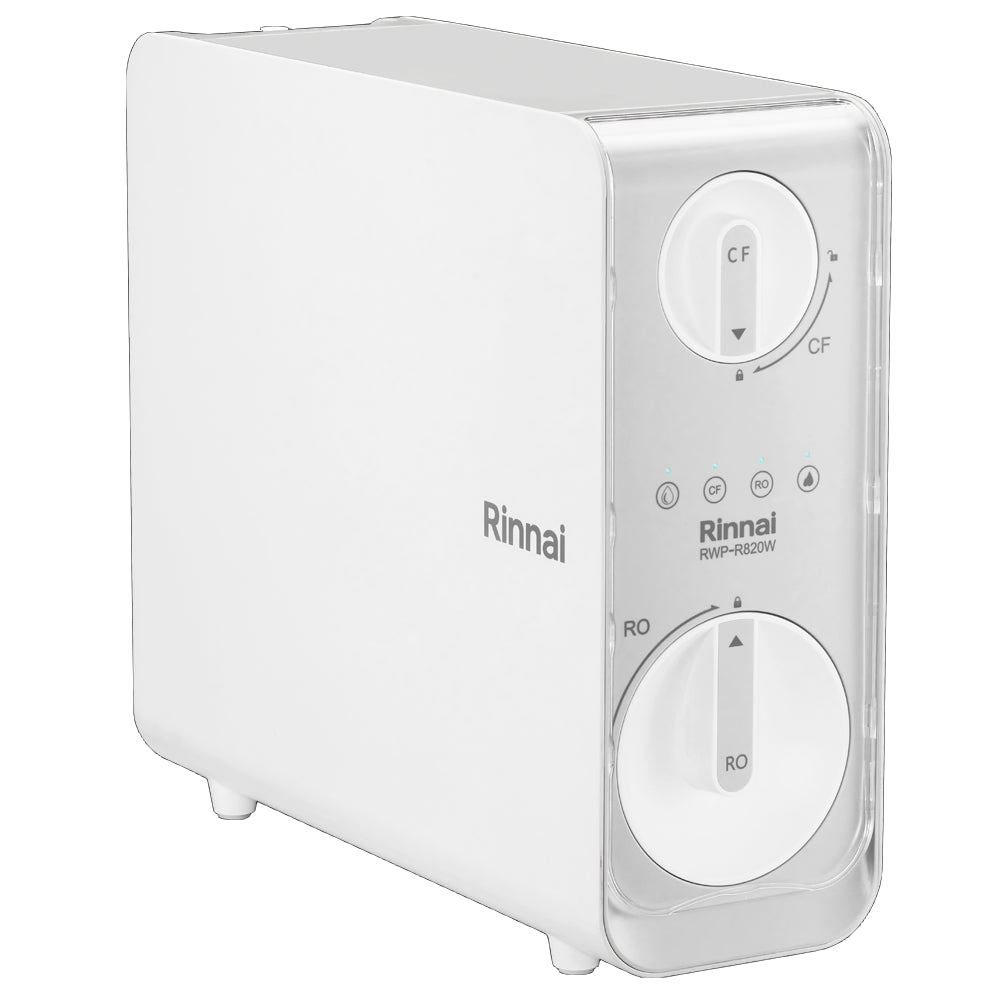 Rinnai 林內|RWP-R820W 廚下型雙效RO逆滲透淨水器(含龍頭)(含運不安裝,安裝費另計)