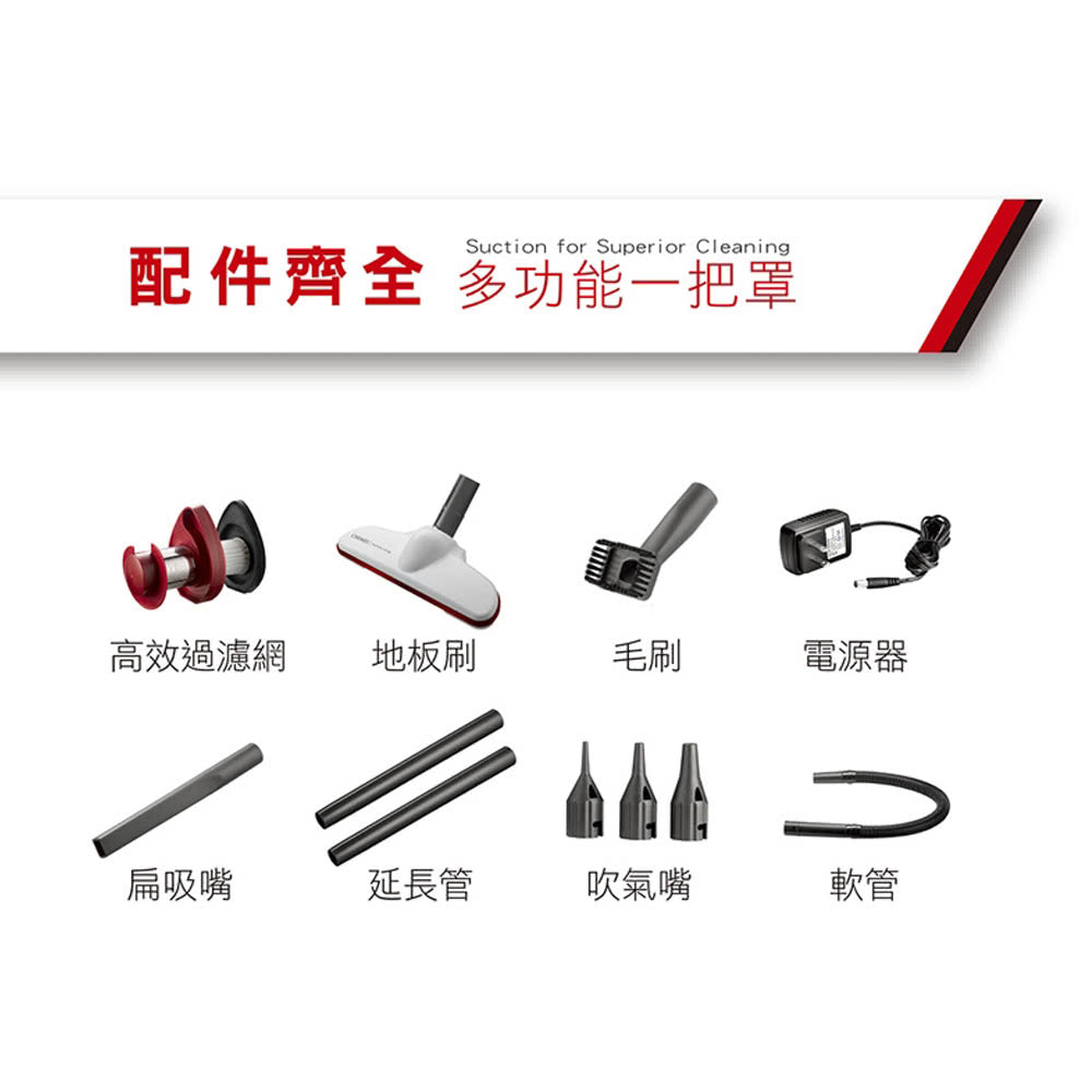 奇美CHIMEI|VC-HP4LSA 多功能無線吸塵器PLUS