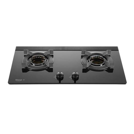Rinnai 林內|RB-N2681G(B)  檯面式內焰二口爐 (黑玻)(連動)(LED旋鈕)  (含運不安裝,安裝費另計)