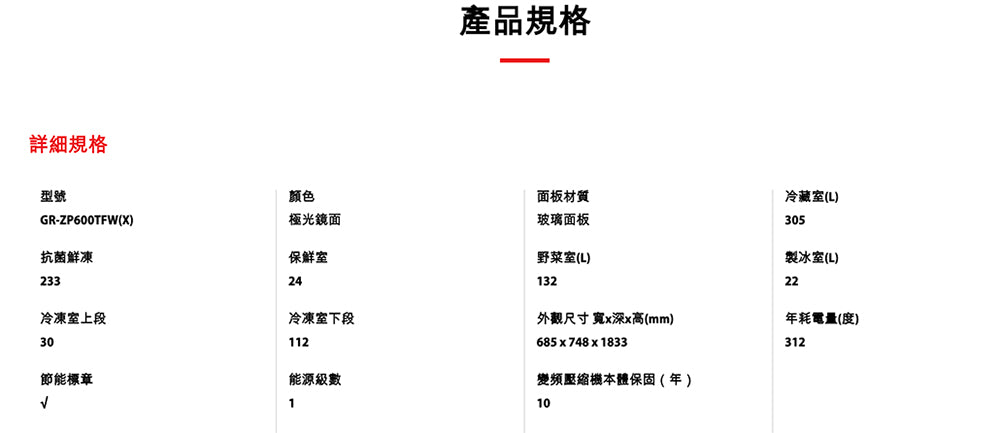 TOSHIBA|601L 極光鏡面ZP系列 GR-ZP600TFW(X)