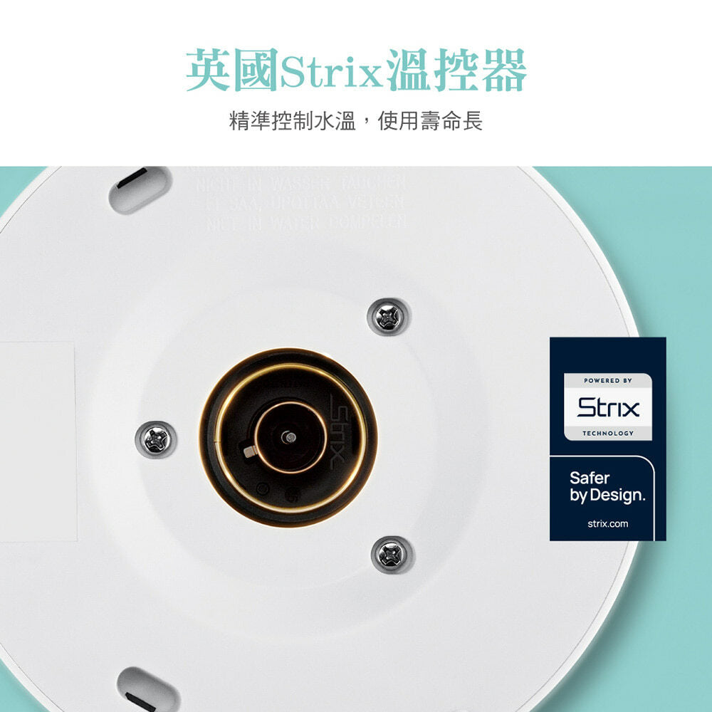 奇美CHIMEI|KT-10YPB2 1L 304不鏽鋼雙層防燙快煮壺-夜幕灰