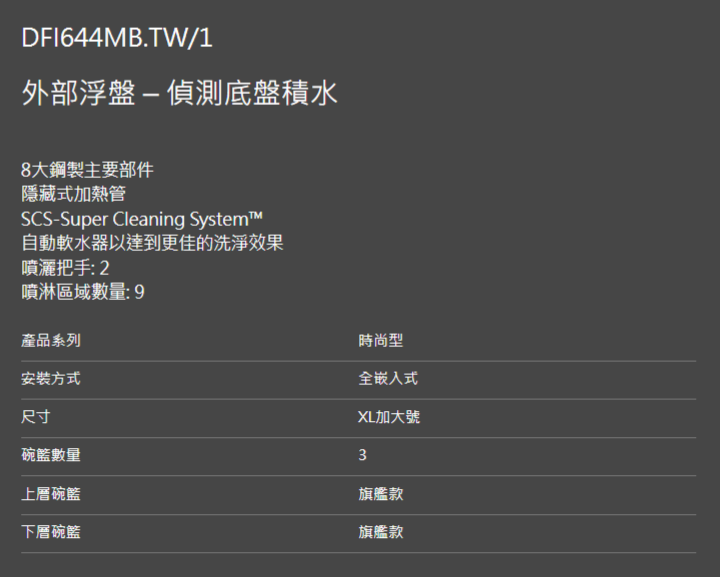 ASKO |  DFI644MB.TW/1 全嵌式洗碗機(私訊優惠)