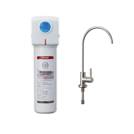 Rinnai 林內｜RWP-F100 廚下型單道式淨水器 (含龍頭)(含運不安裝，安裝費另計)