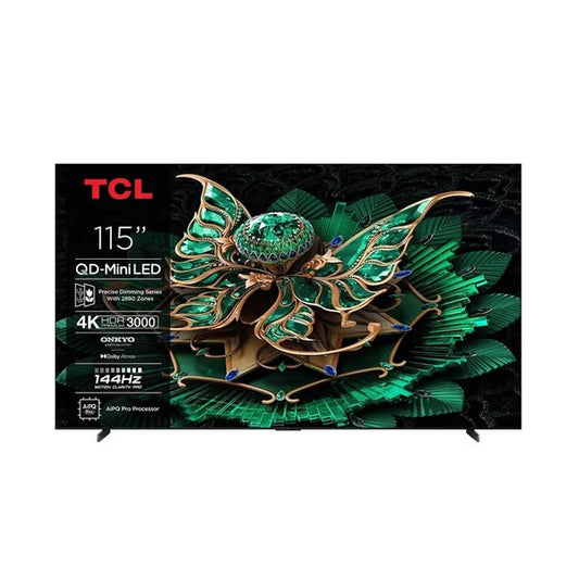 TCL｜115吋 C7K 頂級QD-Mini LED Google TV 量子智能連網液晶顯示器 115C7K