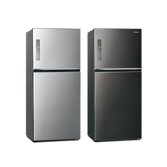 Panasonic 國際牌｜NR-B651TV 650L新一級能效智慧節能雙門變頻冰箱(晶漾黑/晶漾銀)