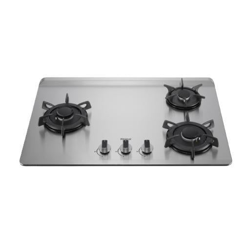 Rinnai 林內｜RB-L3700S(L)(A) 檯面式彩焱不銹鋼三口爐(左單口)(含運不安裝，安裝費另計)