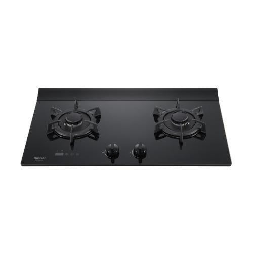 Rinnai 林內｜RB-L2620G(B)(A) 檯面式彩焱二口爐 (黑玻)(LED)(定時)(含運不安裝，安裝費另計)
