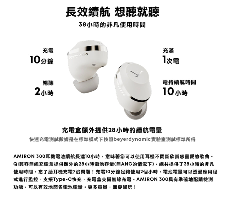 beyerdynamic｜Amiron300 旗艦真無線藍牙耳機