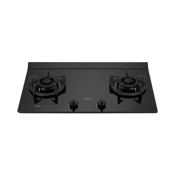 Rinnai 林內｜RB-M2600G(B) 檯面式極炎二口爐(黑玻)(含運不安裝，安裝費另計)