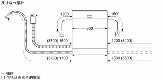 BOSCH博世｜SMV6YCX05E 6系列 全嵌式洗碗機 60 cm
