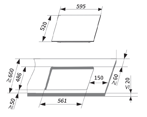 Rinnai 林內｜RB-H3280 IH智慧感應三口爐(橫向)(含運不安裝，安裝費另計)