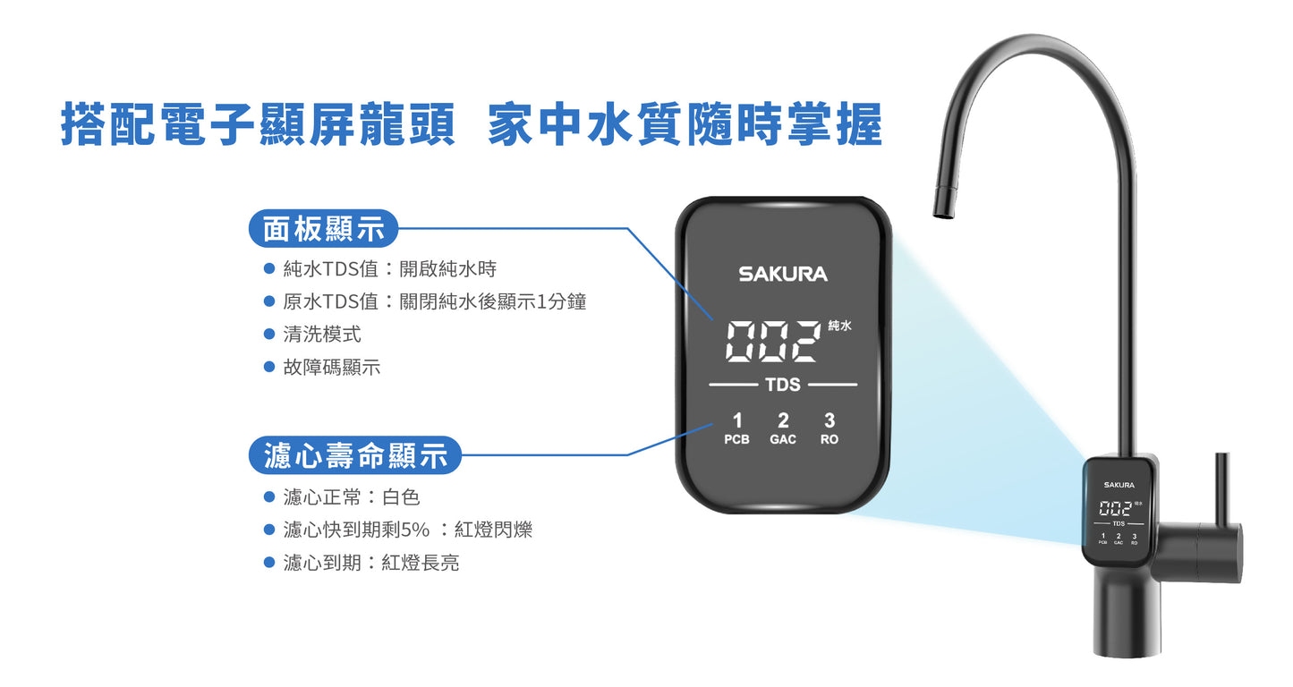 Sakura櫻花｜RO淨水器 P0261(不含安裝)