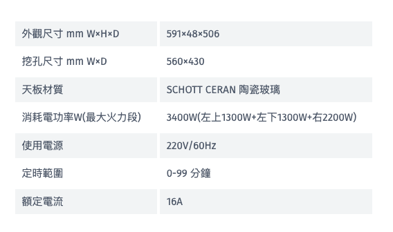 Rinnai 林內｜RB-H3200 智杏IH智慧感應三口爐(含運不安裝，安裝費另計)