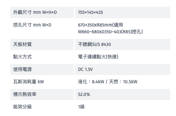 Rinnai 林內｜RB-L2600S(A) 檯面式彩焱不銹鋼雙口爐(含運不安裝，安裝費另計)
