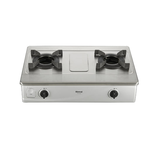 Rinnai 林內｜RTS-N2701S 台爐式內焰二口爐 (不銹鋼) (含運不安裝，安裝費另計)