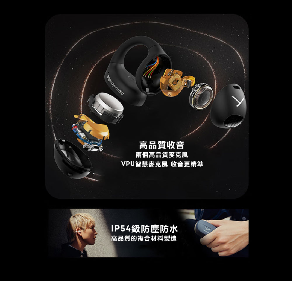 beyerdynamic｜Amiron Zero 開放式藍牙耳夾耳機