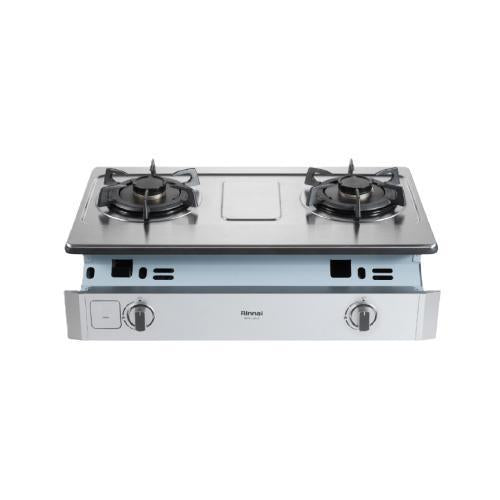Rinnai 林內｜RBTS-L260S(A) 嵌入式彩焱不銹鋼雙口爐(含運不安裝，安裝費另計)