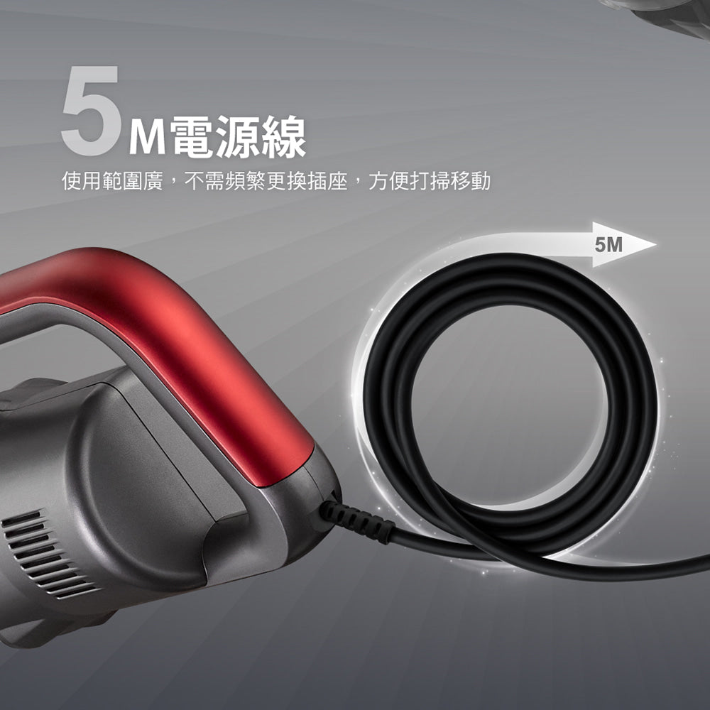 奇美CHIMEI｜VC-HUNPH0 LED電動地刷手持強力氣旋吸塵器
