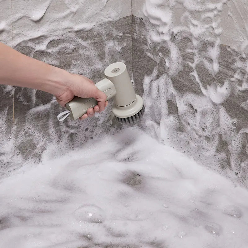 【全新出清】ARTISAN | USB充電式電動清潔刷-暖月灰 CB200W