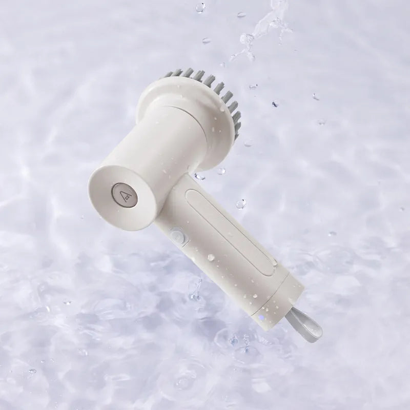 【全新出清】ARTISAN | USB充電式電動清潔刷-暖月灰 CB200W