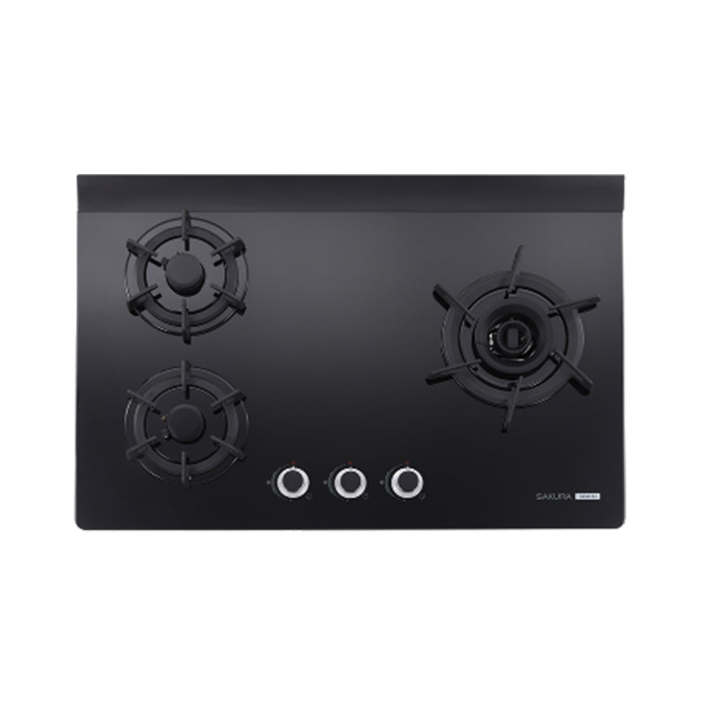 Sakura櫻花｜三口雙炫火玻璃檯面爐歐化瓦斯爐G2932AGB (不含安裝)