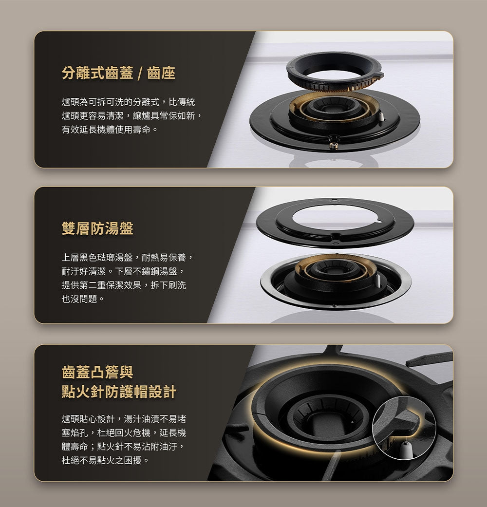 Sakura櫻花｜雙炫火二口不鏽鋼檯面爐G2922S  (不含安裝)