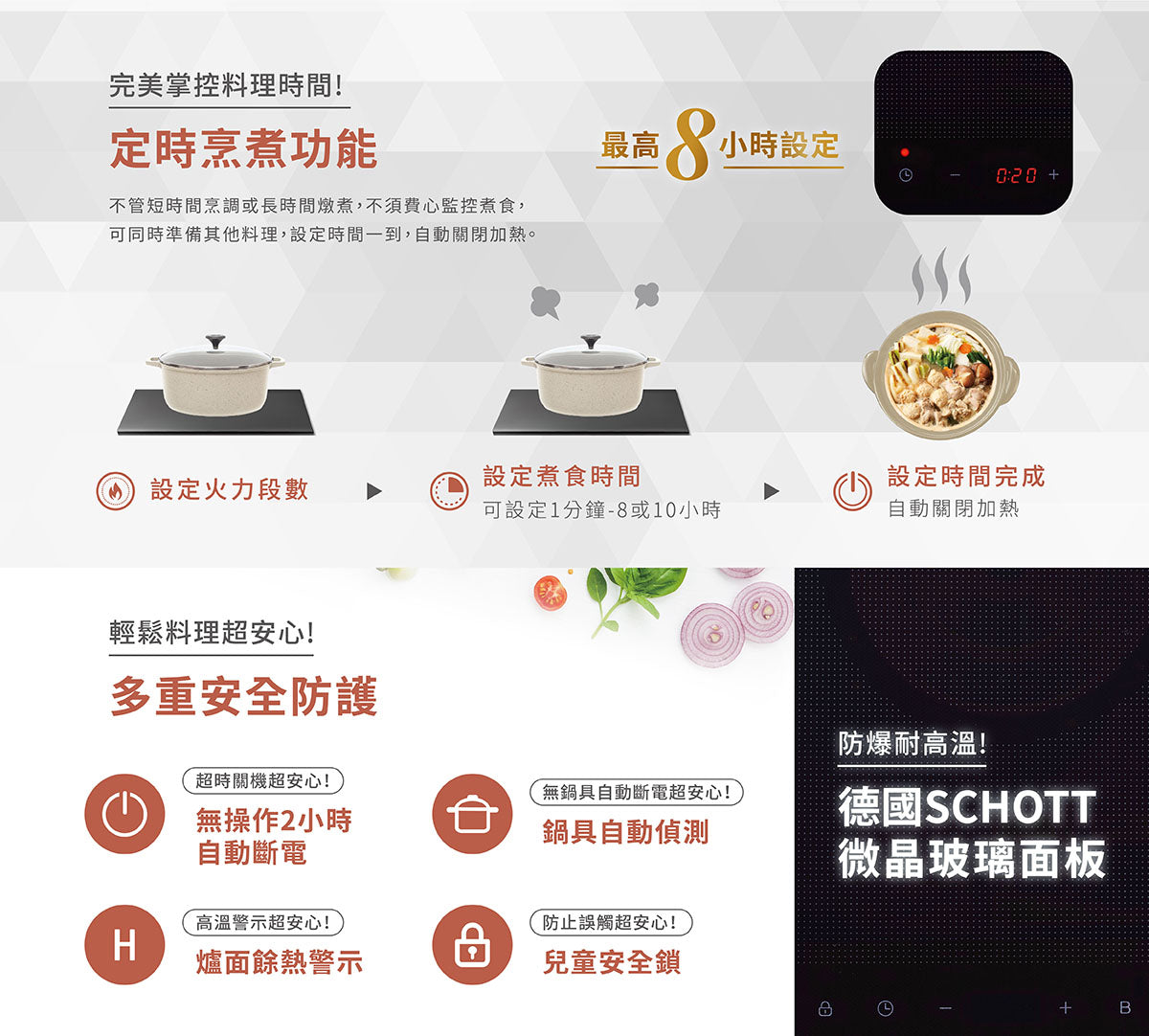 Sakura櫻花｜單口IH感應爐 EG2250GB