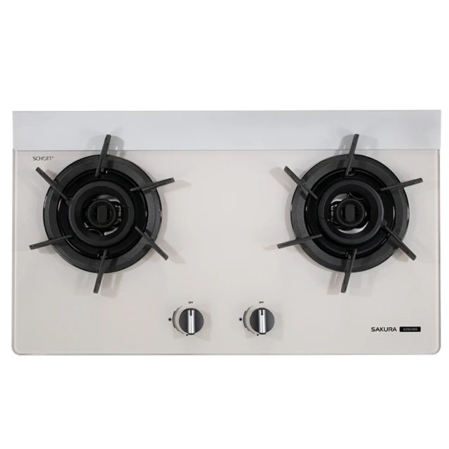Sakura櫻花｜二口雙炫火玻璃檯面爐G2922BGC  (不含安裝)