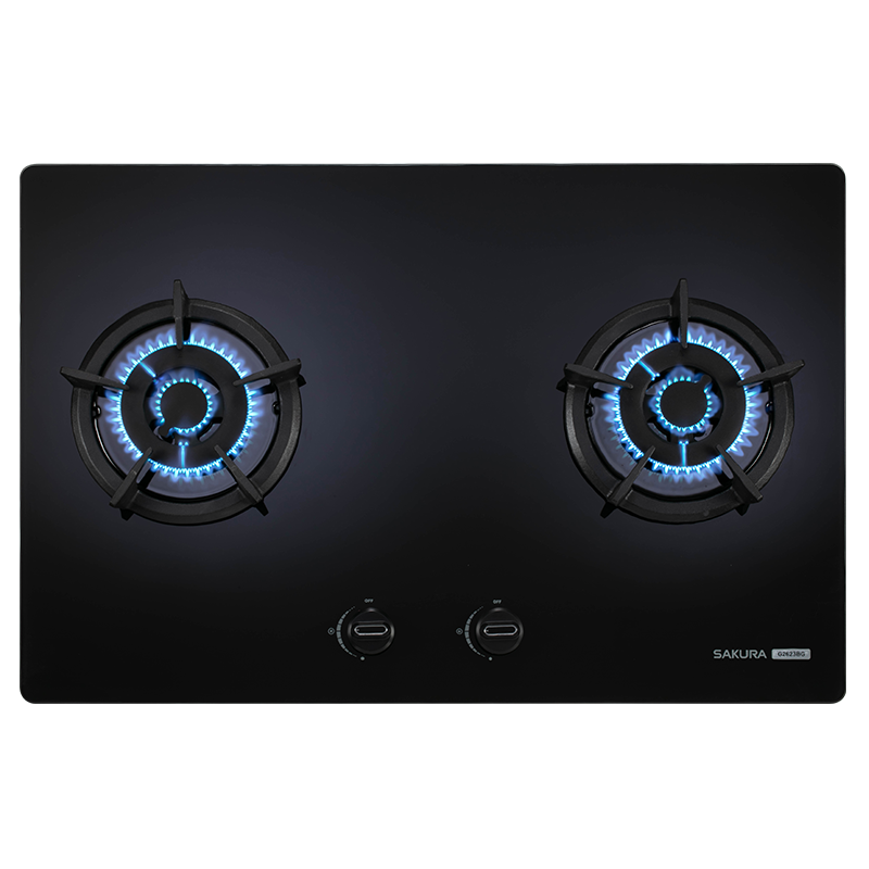 Sakura櫻花｜二口大面板易清檯面爐 G2623BGB/G2623BGW(不含安裝)