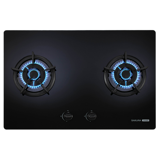 Sakura櫻花｜二口大面板易清檯面爐 G2623BGB/G2623BGW(不含安裝)
