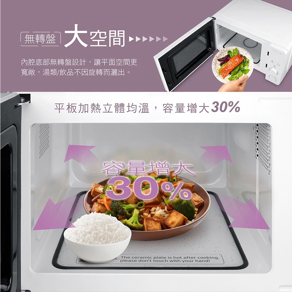 奇美CHIMEI｜MV-20C0FM 20L微電腦平台式微波爐