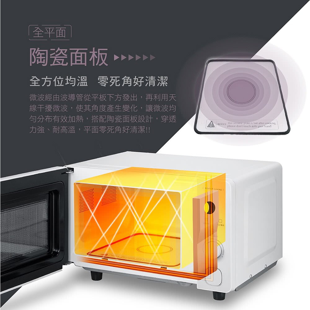 奇美CHIMEI｜MV-20C0FM 20L微電腦平台式微波爐