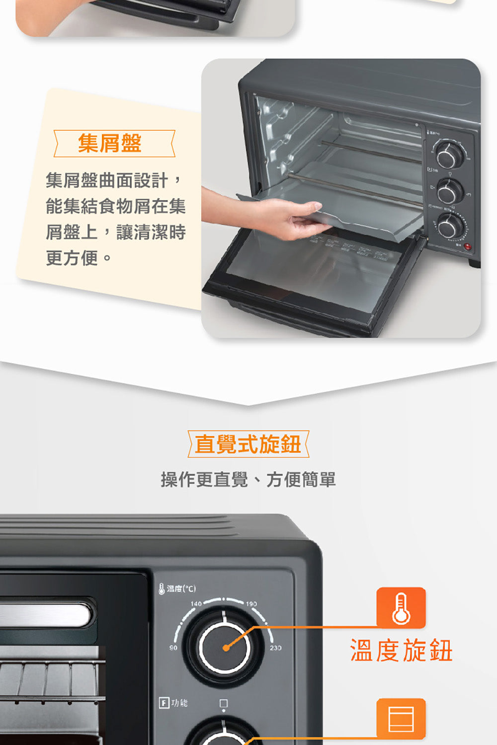 Panasonic國際牌 ｜NB-H2001 20L旋鈕式電烤箱