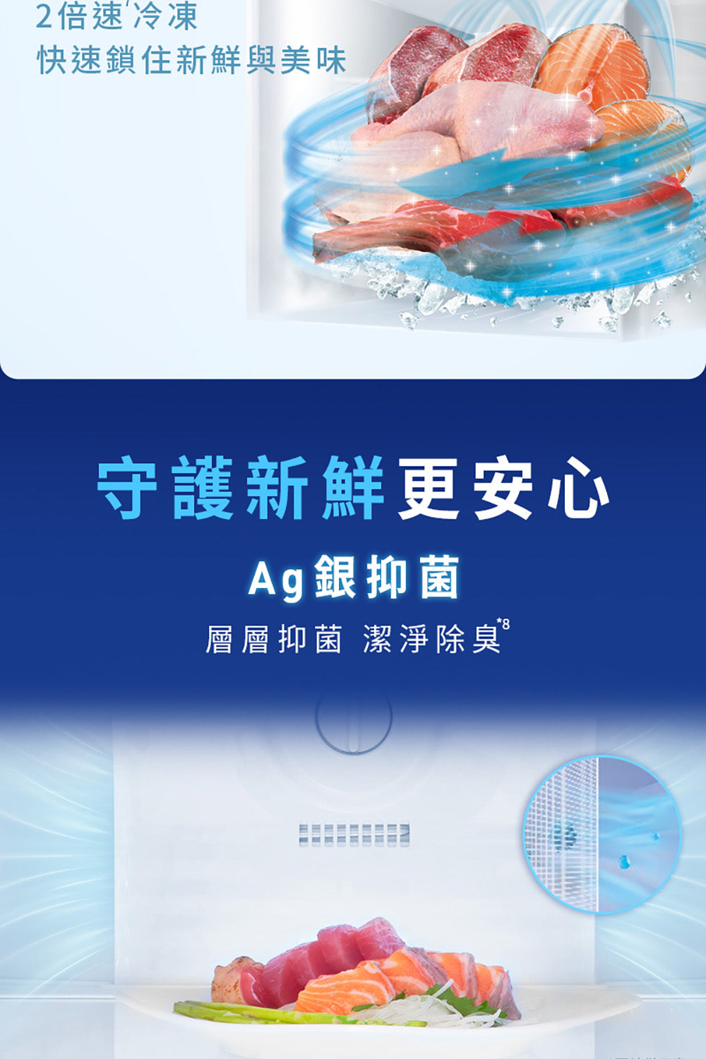 Panasonic 國際牌｜NR-B426TV-W 422L無邊框鋼板雙門冰箱  (燦雪白)